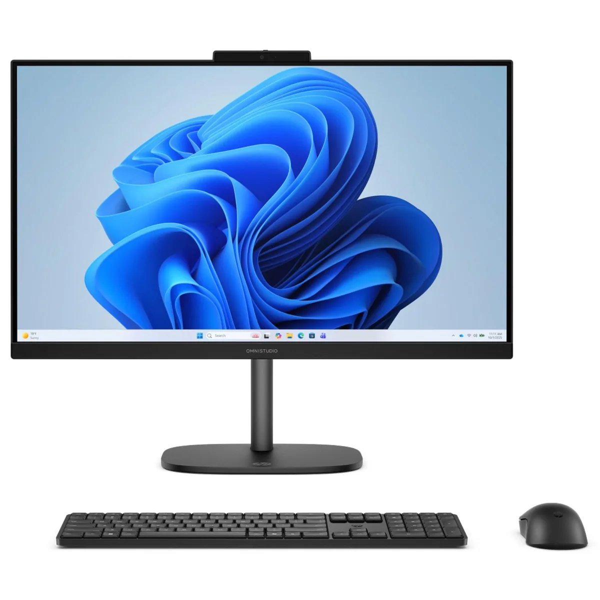 HP HP OmniStudio 24-cv0000m all-in-one PC, 23.8" 100 Hz IPS, Ryzen 3 30, 8 GB LPDDR5X, 256 GB NVMe, Black — ภาพสินค้า