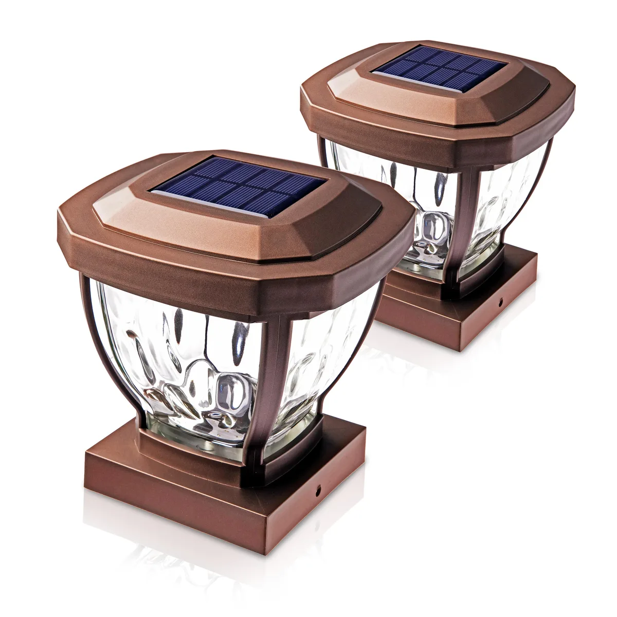 Home Zone Security Home Zone Security ELI1403V Post Light Bronze 2-Pack 3.5 in — fotografia produktu