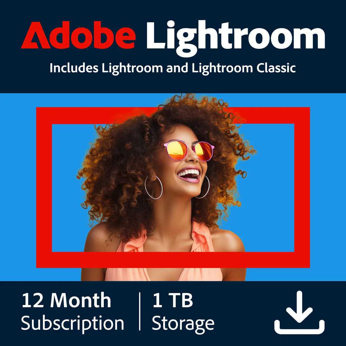 Adobe Adobe 65332975 Lightroom 1TB photo plan 1 year — product photo