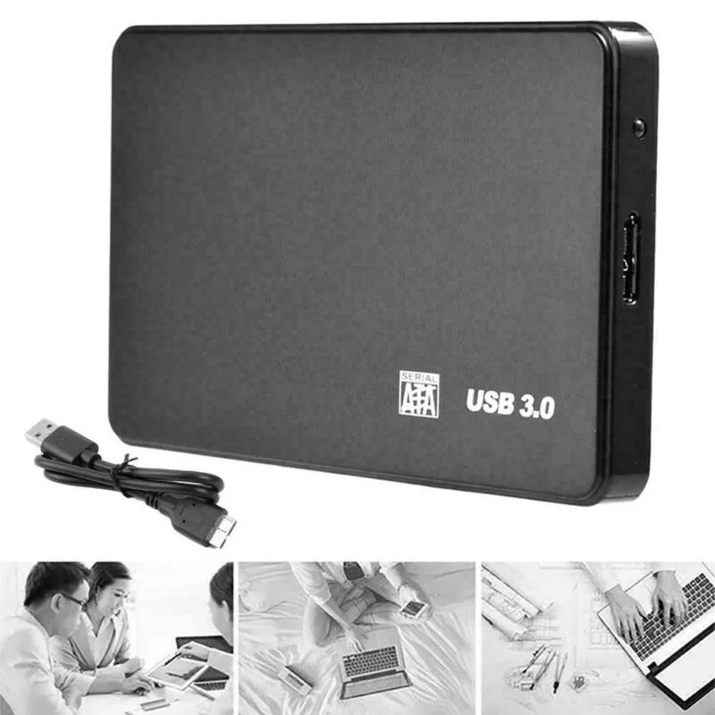  2.5" SATA to USB 3.0 Drive Enclosure Black — product photo
