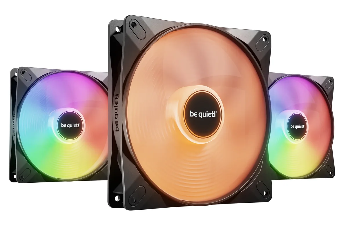 be quiet! be quiet! BL130 LIGHT WINGS LX 140mm PWM 1800 RPM ARGB Case Fan Triple Pack — foto produk