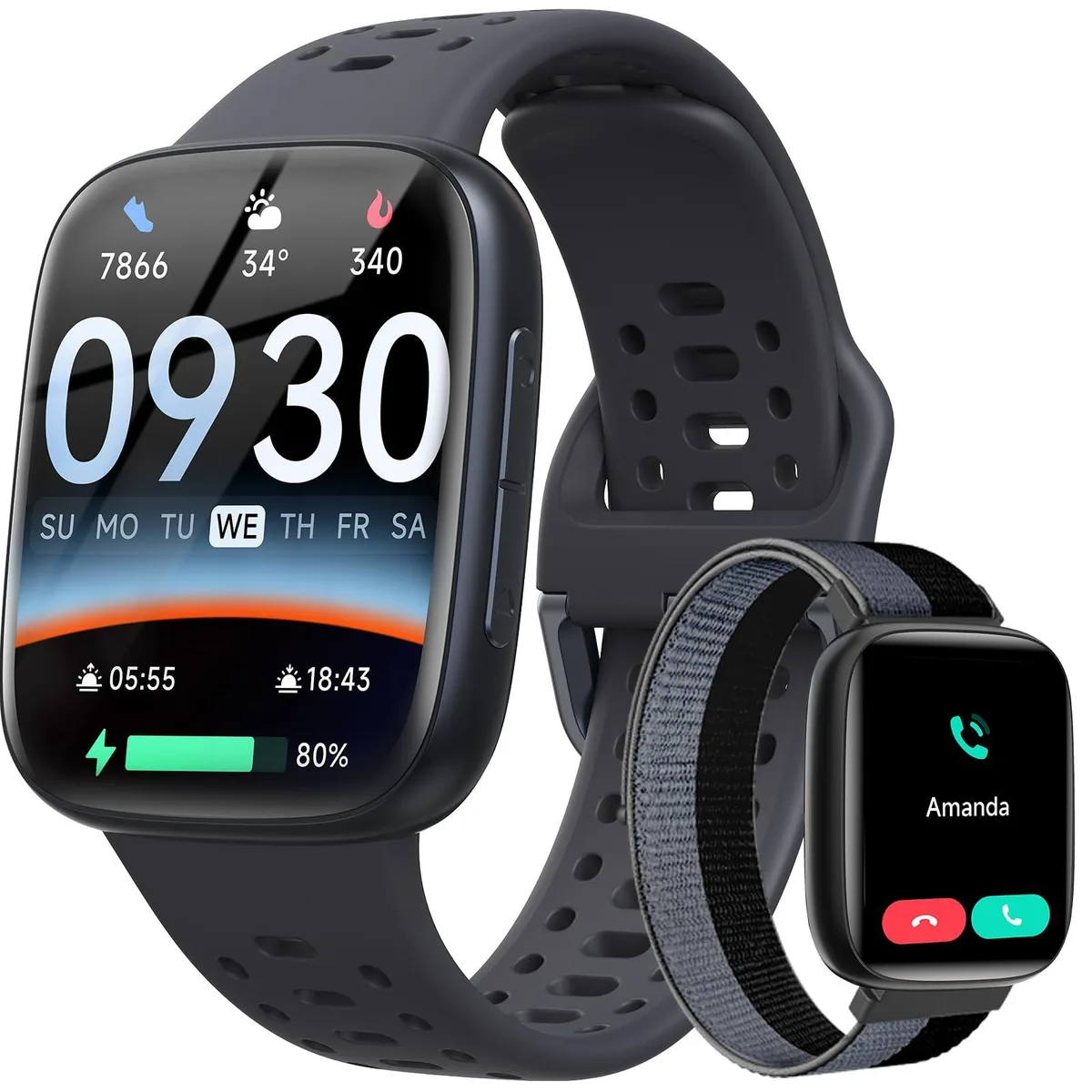  Fitpolo B729 Smart Watch 1.85" AMOLED 390x450 Bluetooth 5.3 — foto del prodotto