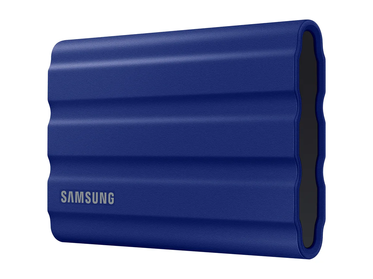 SAMSUNG SAMSUNG T7 Shield 1TB portable SSD MU-PE1T0R/AM Blue — photo du produit