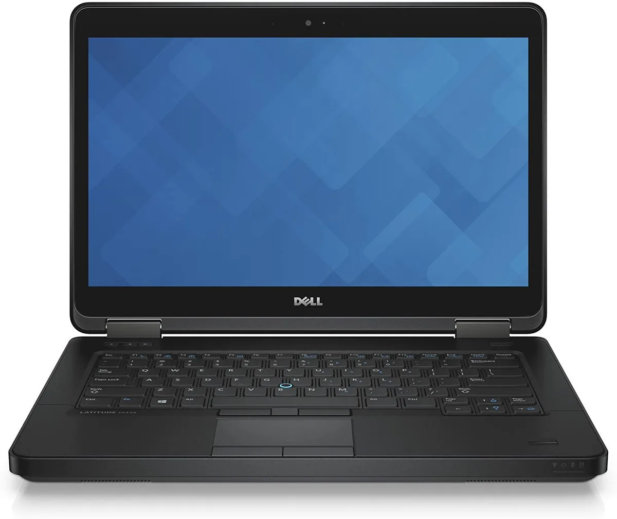 Silver Dell Latitude E5440 laptop with 14 inch screen and webcam