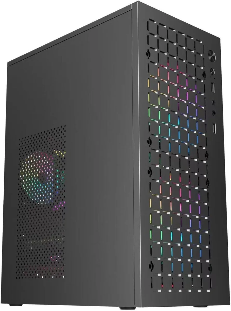 GPERHUAN GPERHUAN Micro ATX Slim Case Black No Fans — product photo