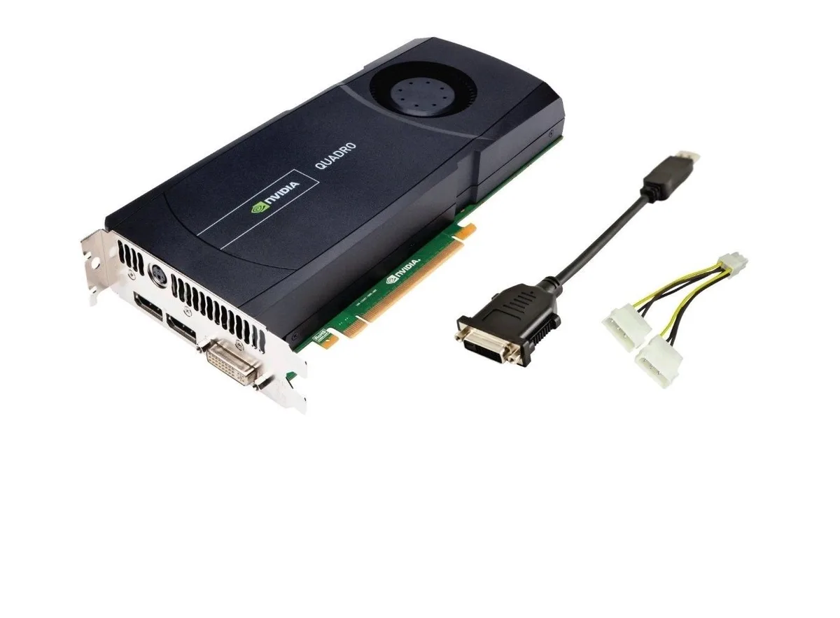 Full-height graphics card with dual-slot cooler, DVI-I and two DisplayPort outputs