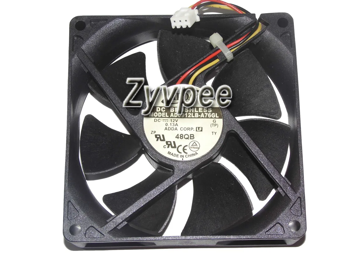 Zyvpee Zyvpee AD0912LB-A76GL 90×25 mm 12 V 0.13 A 3-pin case fan — صورة المنتج