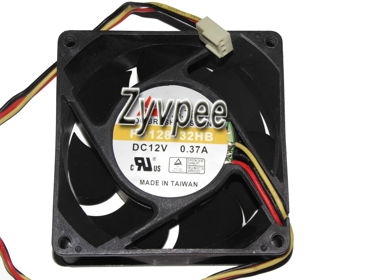 Zyvpee Zyvpee FD128032HB 80*32mm 12V .37A 3-pin case fan — صورة المنتج
