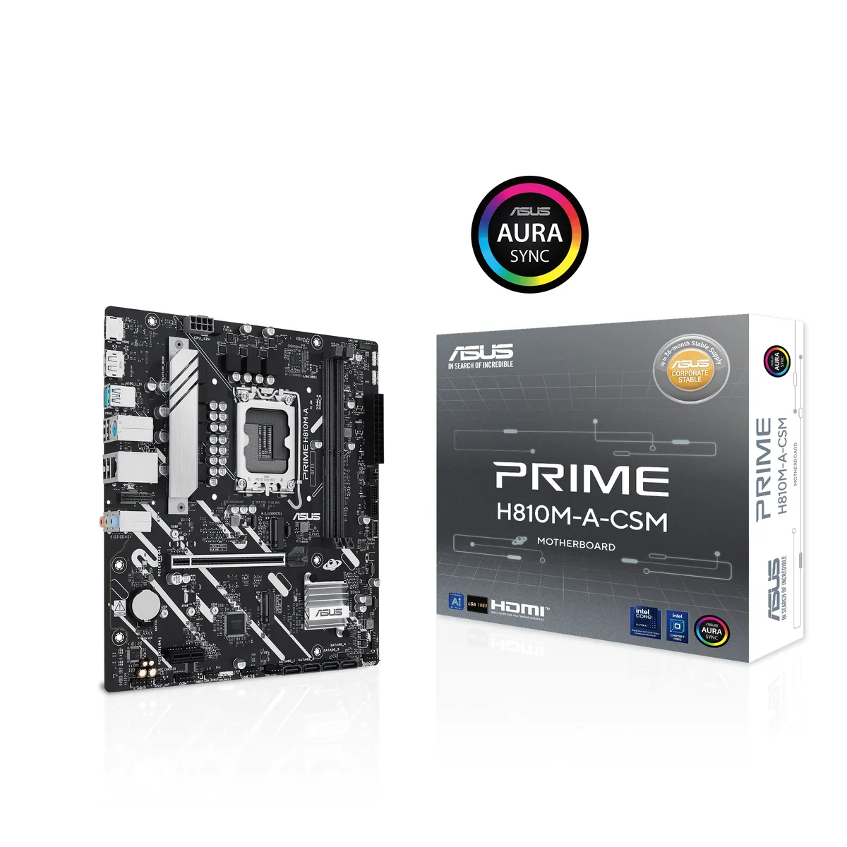 ASUS ASUS PRIME H810M-A CSM Intel motherboard — product photo