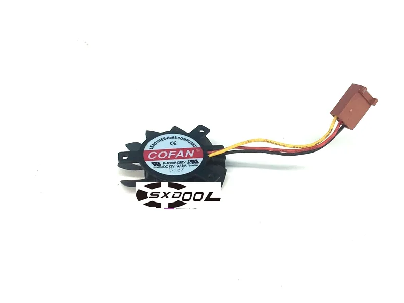 SXDOOL SXDOOL COFAN F-4008H12BIV 12V 0.18A 40mm 3-wire case fan — ürün fotoğrafı
