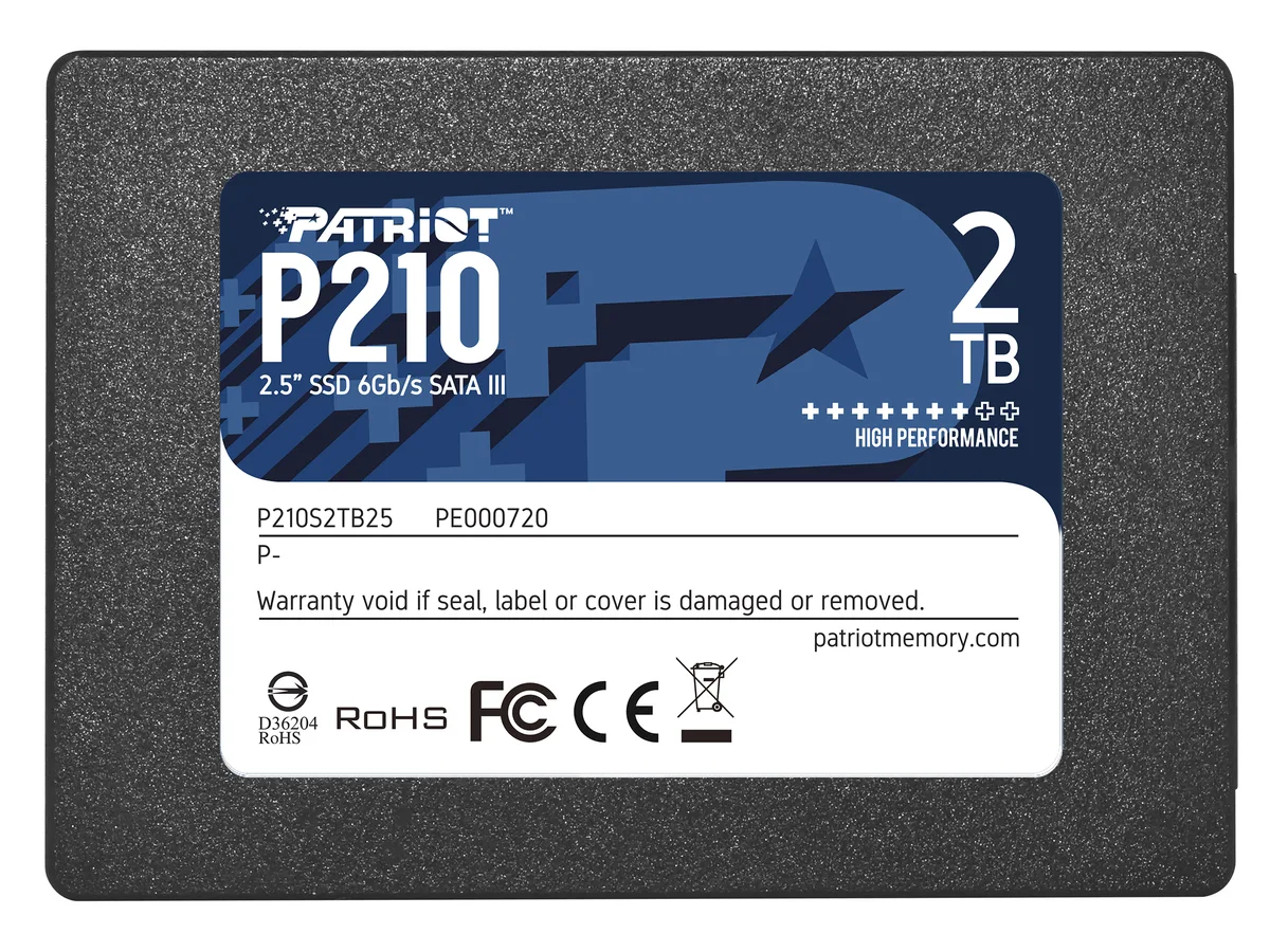 Patriot Memory Patriot Memory P210S2TB25 2.5" 2TB SATA internal SSD — ภาพสินค้า
