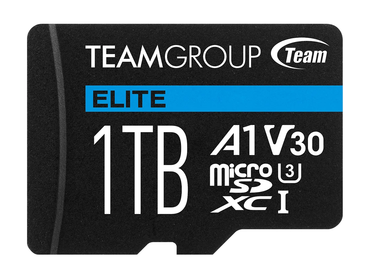 Team Group Team Group Elite microSDXC 1TB UHS-I U3 V30 A1 memory card TEAUSDX1TIV30A103 — product photo
