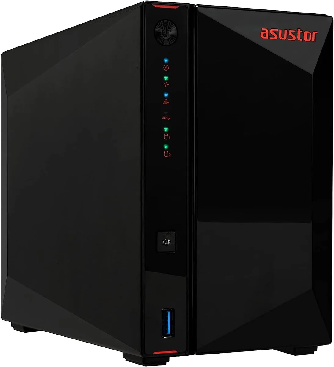 ASUSTOR ASUSTOR AS5402T 2-bay NAS, Celeron N5105, 4 GB DDR4, 4 M.2 slots — product photo