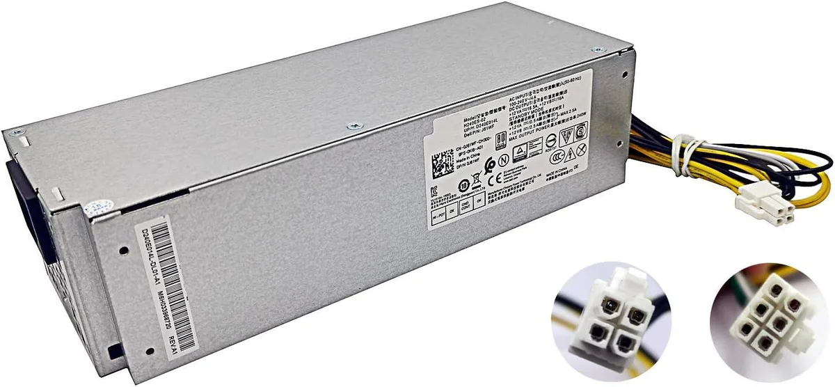 NShi NShi 240W Power Supply for Dell Optiplex 3050 5050 7050 Mini Tower — fotografija izdelka