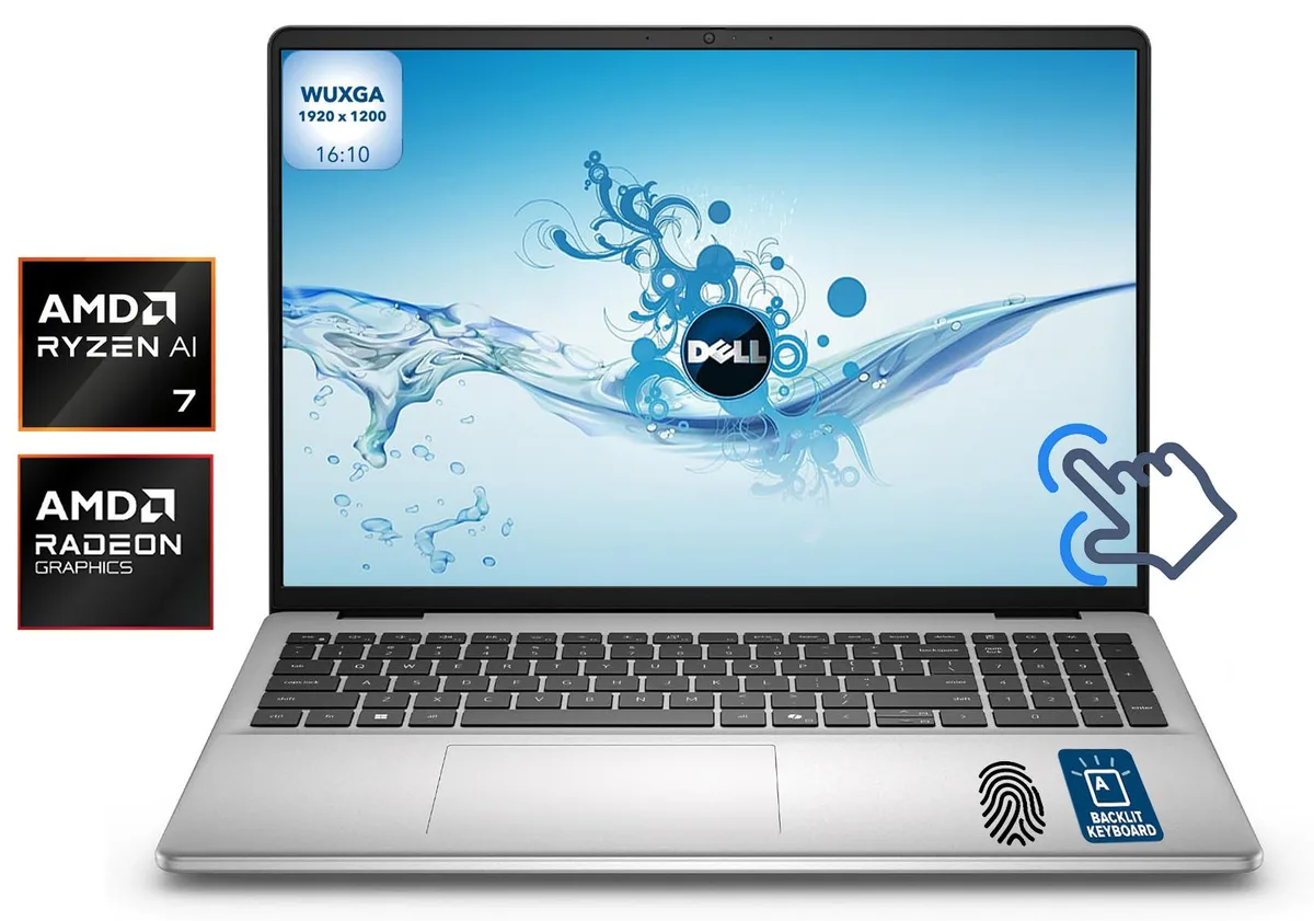 DELL DELL 16 Plus Business laptop AMD Ryzen AI 7 350 32GB 1TB Silver — photo du produit