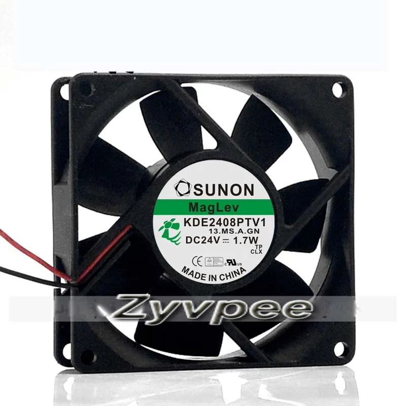 Zyvpee Zyvpee KDE2408PTV1 80x25mm 24V 1.7W 2-wire case fan — foto produk