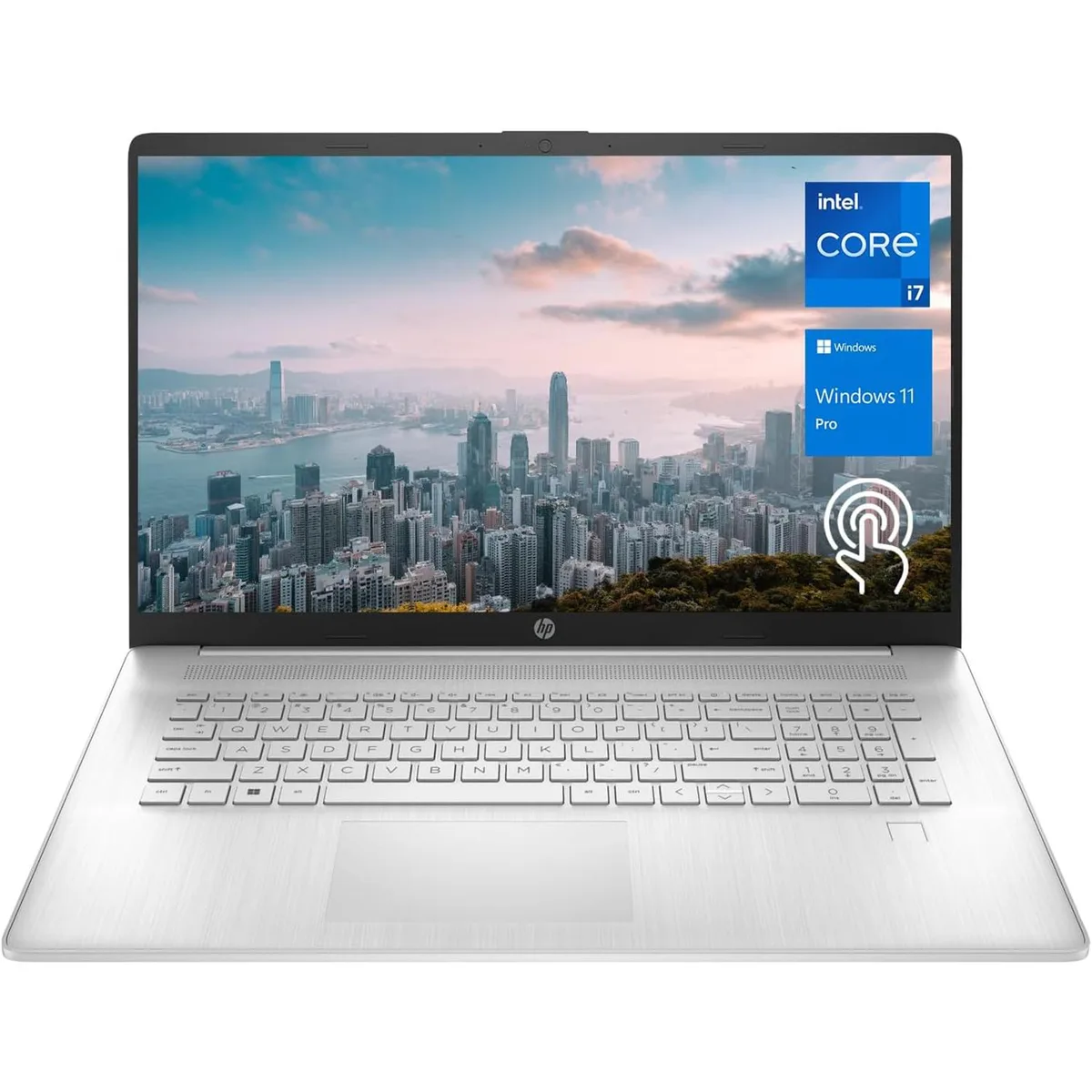 HP HP Essential 17t Business Laptop 17.3" HD+ Touchscreen Intel Core i7-1355U 16GB 2TB SSD Windows 11 Pro Silver — product photo