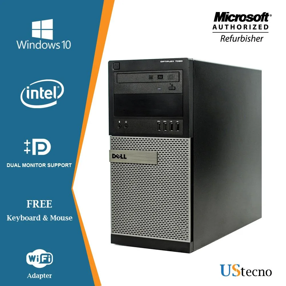 DELL DELL Optiplex 7020 Tower i5-4570 8GB DDR3 1TB HDD — photo du produit