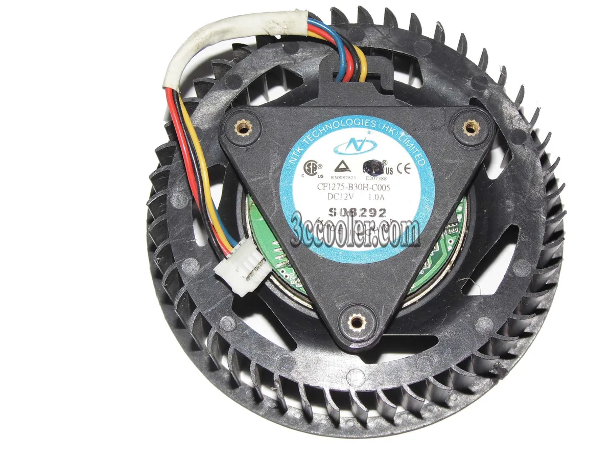 OEM Industries OEM Industries CF1275-B30H-C005 12V 1.0A 4 Pin Fan — 商品写真