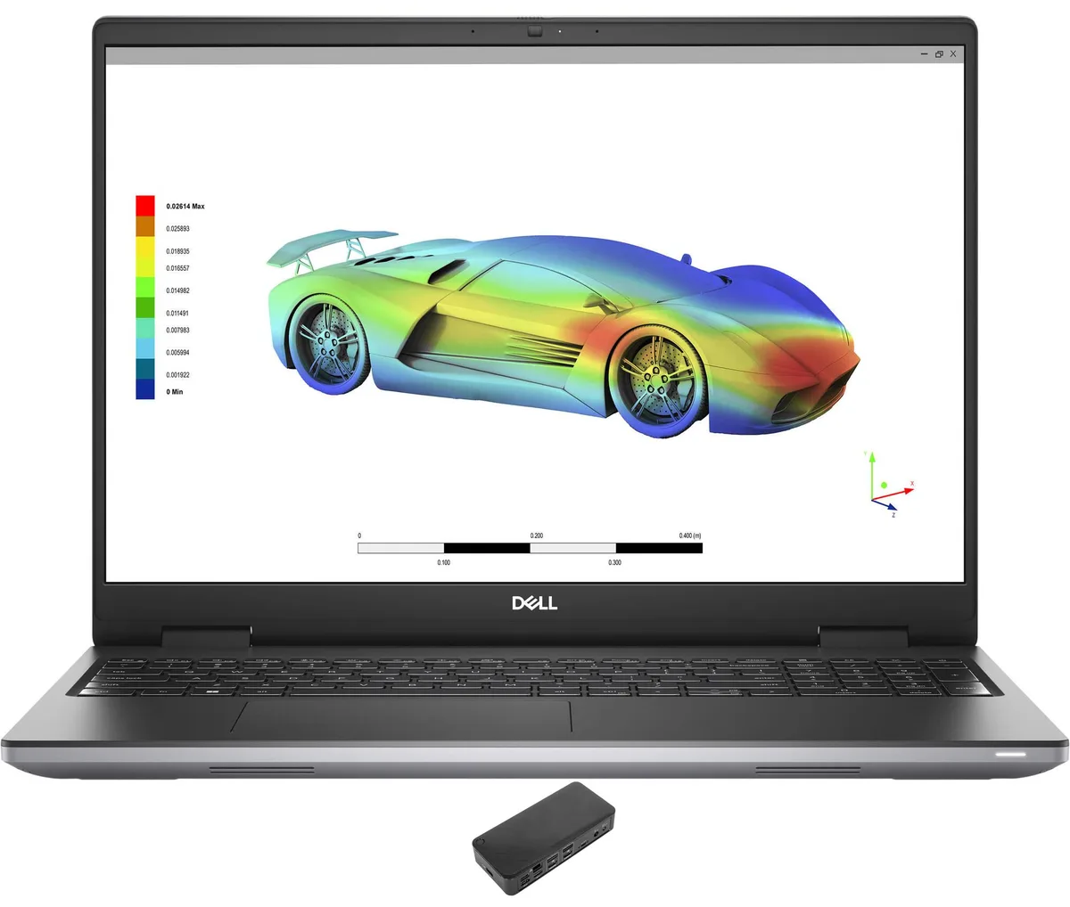 DELL DELL Precision 7670 i7-12850HX 64GB DDR5 512GB RTX A3000 16.0" laptop with USB-C Dock — product photo