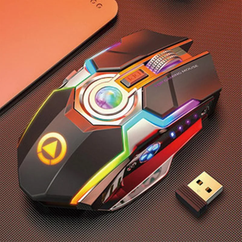 Adams Adams A5 wireless gaming mouse electroplating black 1600dpi 7 buttons 2.4GHz — product photo