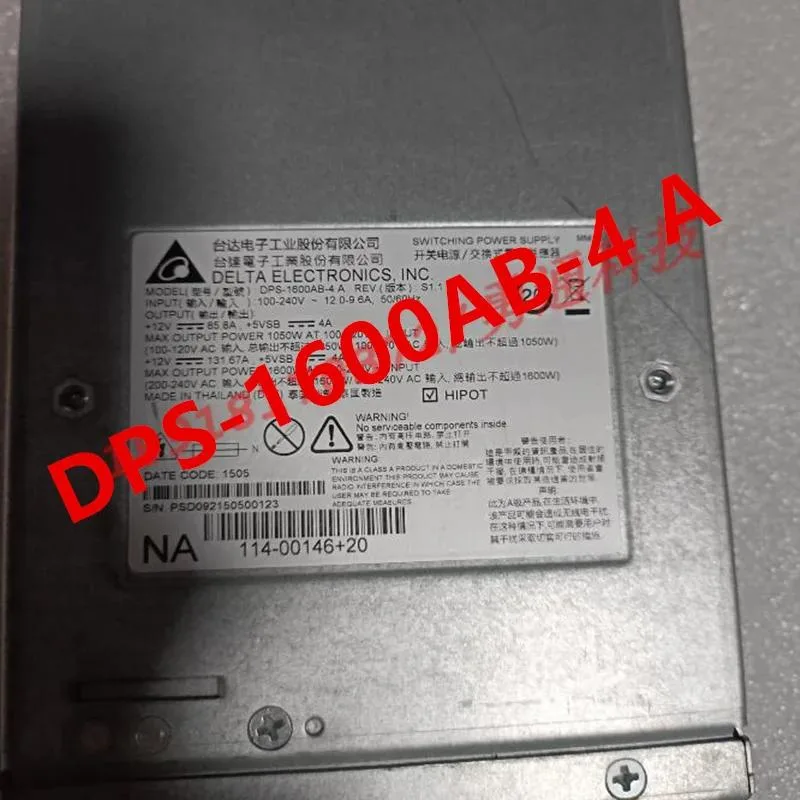 KHACHIMO KHACHIMO FAS9000 1600W Power Supply DPS-1600AB-4A — photo du produit