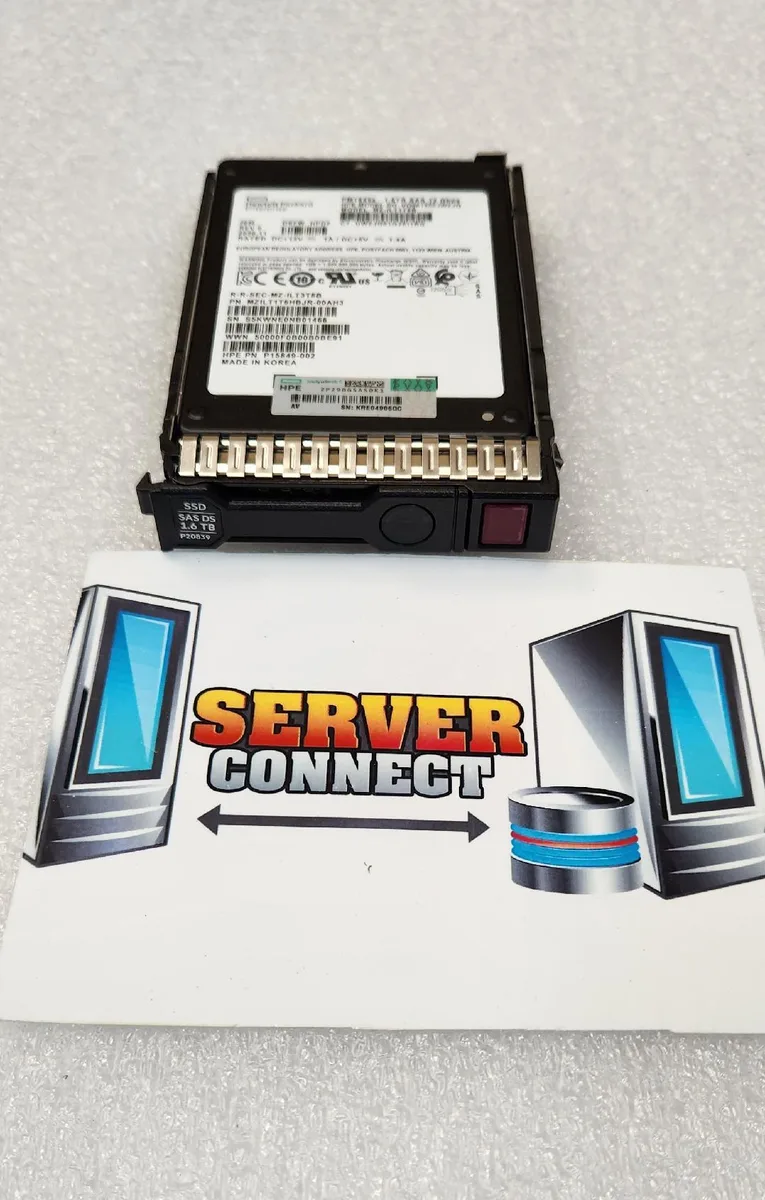 HPE HPE 1.6TB SAS 12Gb/s 2.5" Mixed Use Internal SSD — photo du produit