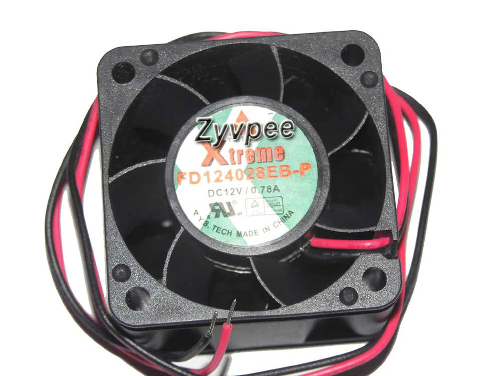 Zyvpee Zyvpee FD124028EB-P 40x28mm 12V 0.78A 2-Wire Case Fan — 제품 사진
