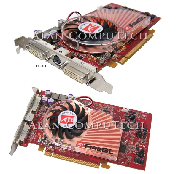 HP ATI FireGL V5100 graphics card with dual DVI ports