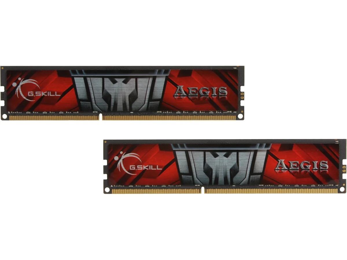 G.SKILL G.SKILL AEGIS F3-1600C11D-16GIS 16GB (2 x 8GB) DDR3 1600 CL11 desktop RAM — photo du produit