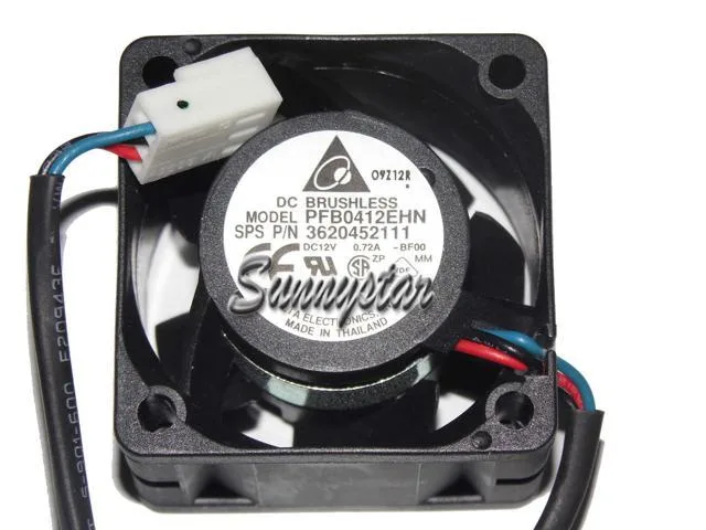 Zyvpee Zyvpee PFB0412EHN 40x28mm 12V 0.72A 3-pin ball bearing case fan — صورة المنتج