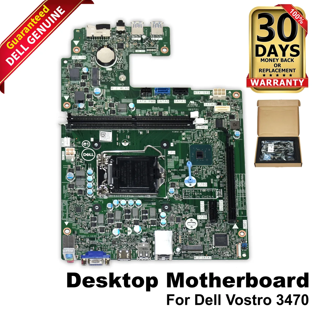 DELL DELL Inspiron Vostro 3470 SFF Motherboard YP9G7 H370 LGA1151 SR405 laptop replacement part — product photo