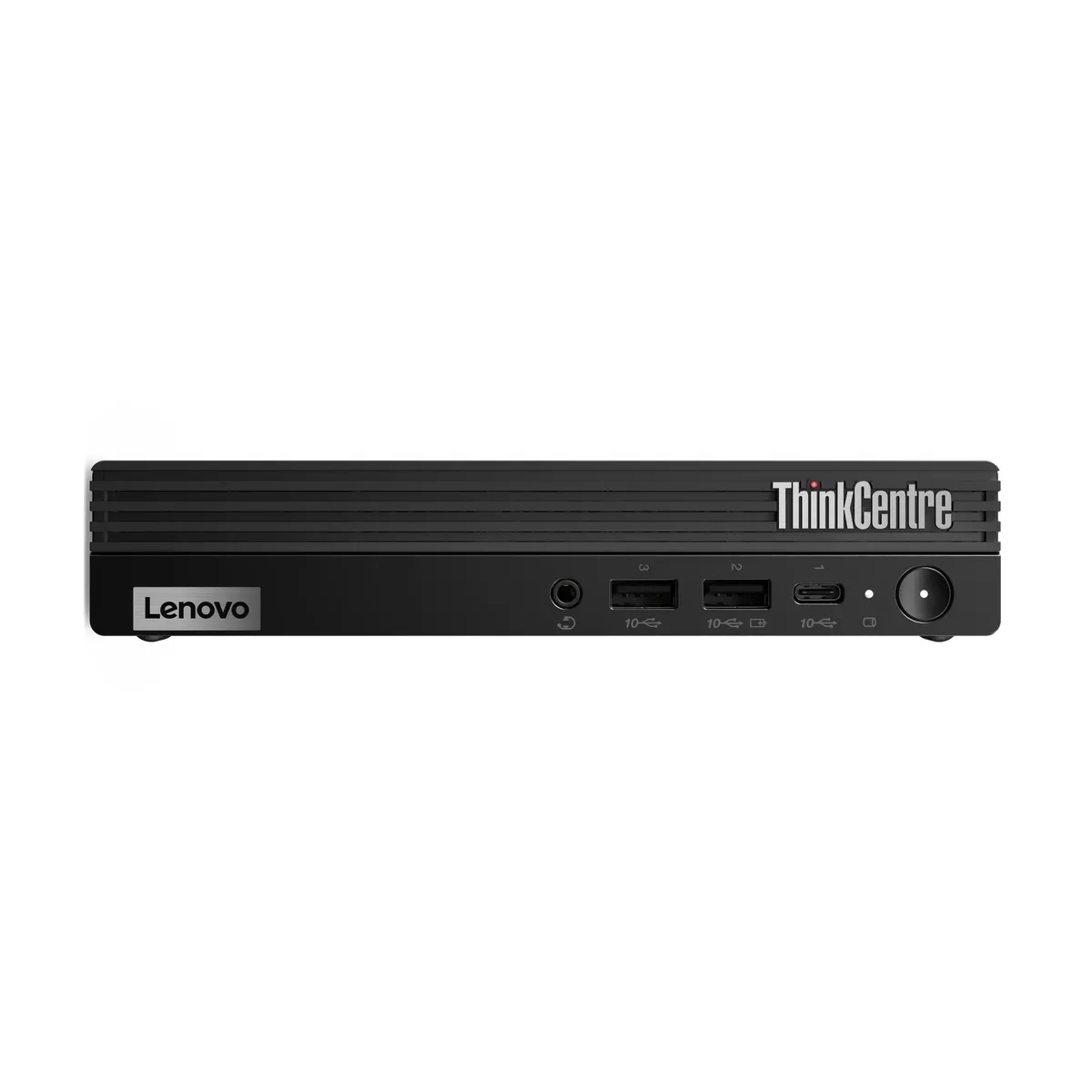 Small black rectangular desktop computer, tiny form factor