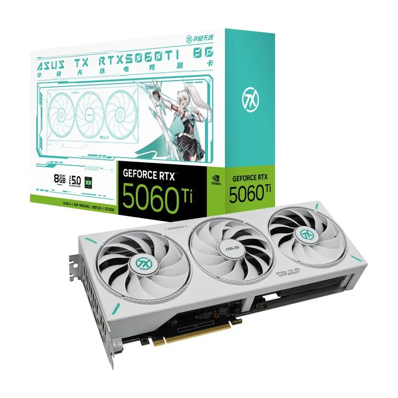 ASUS ASUS TX-RTX5060Ti-O8G GeForce RTX 5060 Ti 8GB GDDR7 graphics card — photo du produit