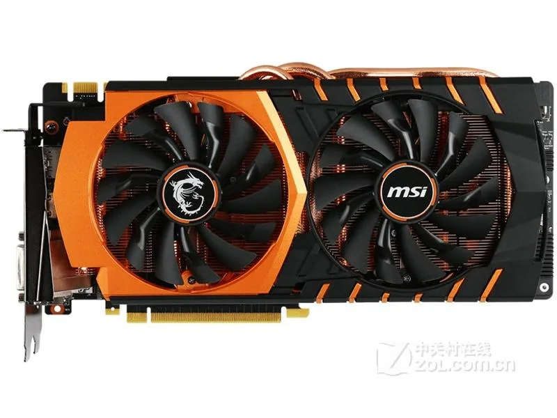 MSI GeForce GTX 980 Ti Gaming 6G Golden Edition graphics card with gold and black cooler