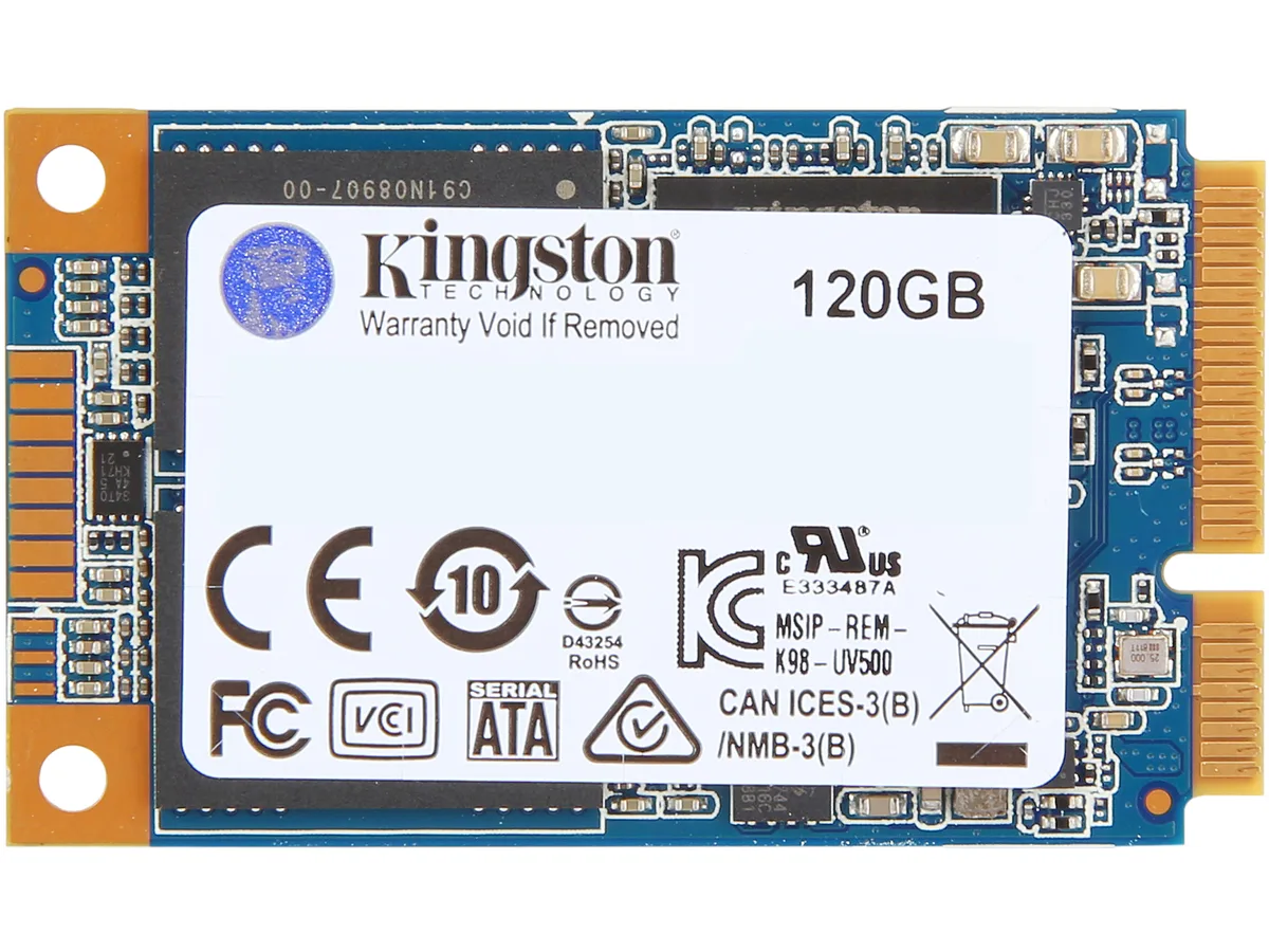 Kingston Technology Corp. Kingston Technology Corp. SUV500MS/120G UV500 mSATA 120GB internal SSD — תמונת המוצר