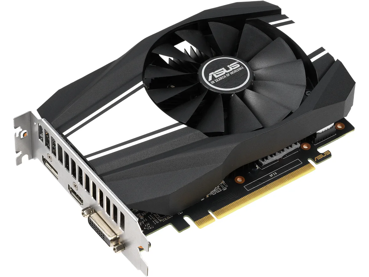 ASUS ASUS GeForce GTX 1650 SUPER 4GB PH-GTX1650S-O4G graphics card — product photo