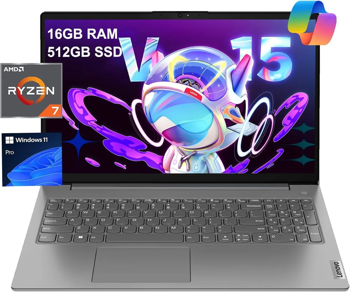 Lenovo Lenovo V15 Gen 4 custom laptop AMD Ryzen 7 7730U 16GB 512GB 15.6 FHD Grey — 商品照片