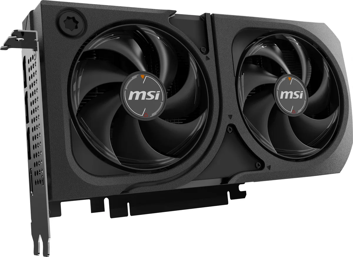 Black dual-fan MSI RTX 5060 Ti graphics card