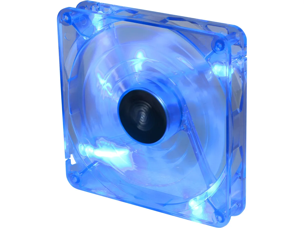 BGears BGears b-PWM 140 Blue 140mm case fan 2000 RPM 110 CFM 2 Ball Blue LED — productfoto