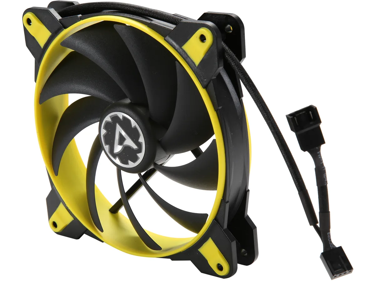 ARCTIC COOLING ARCTIC COOLING BioniX F140 ACFAN00097A 140mm case fan Yellow — 제품 사진