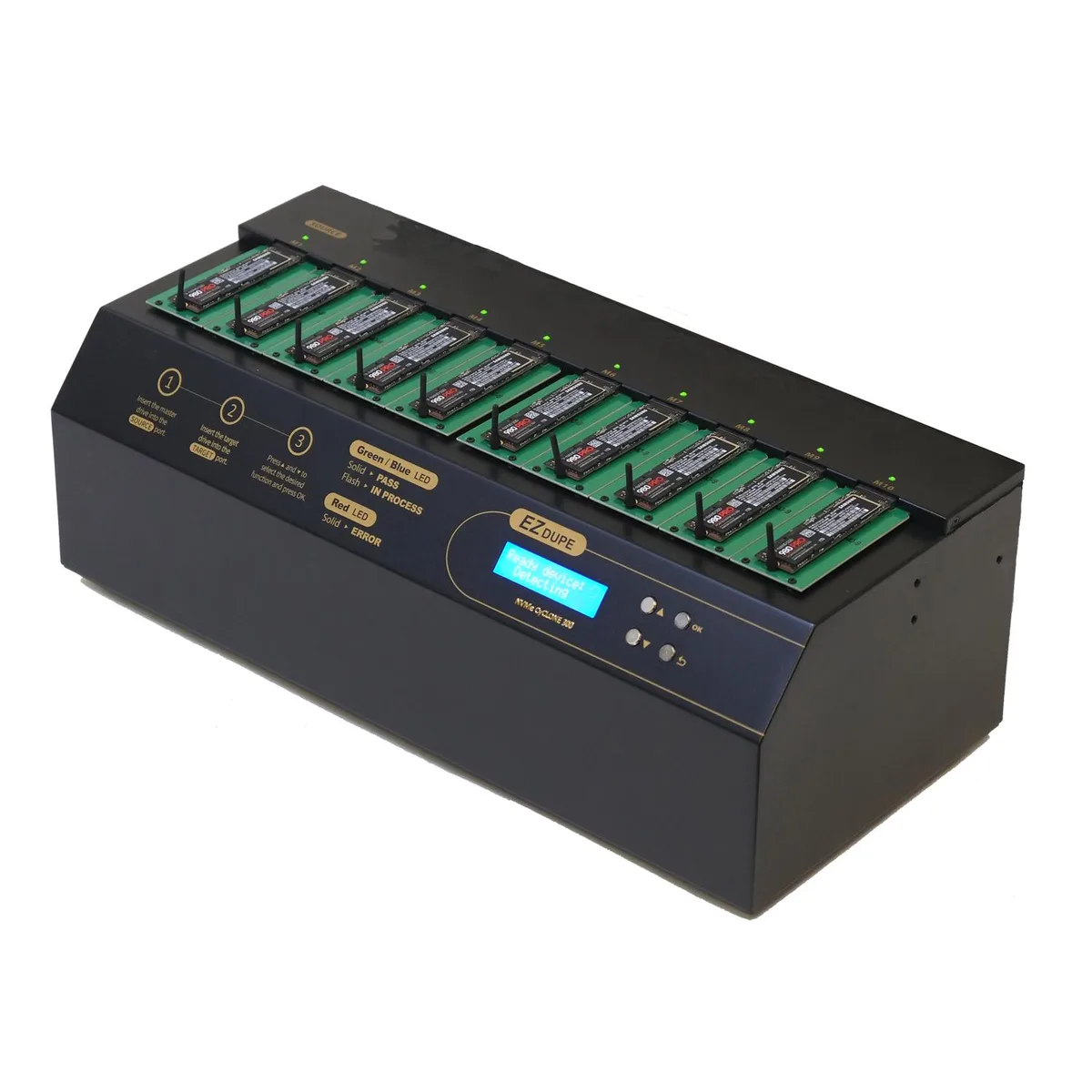 EZ Dupe, Inc. EZ Dupe, Inc. NVMe Cyclone 300 Duplicator 1 to 9 300MB/s — tuotekuva
