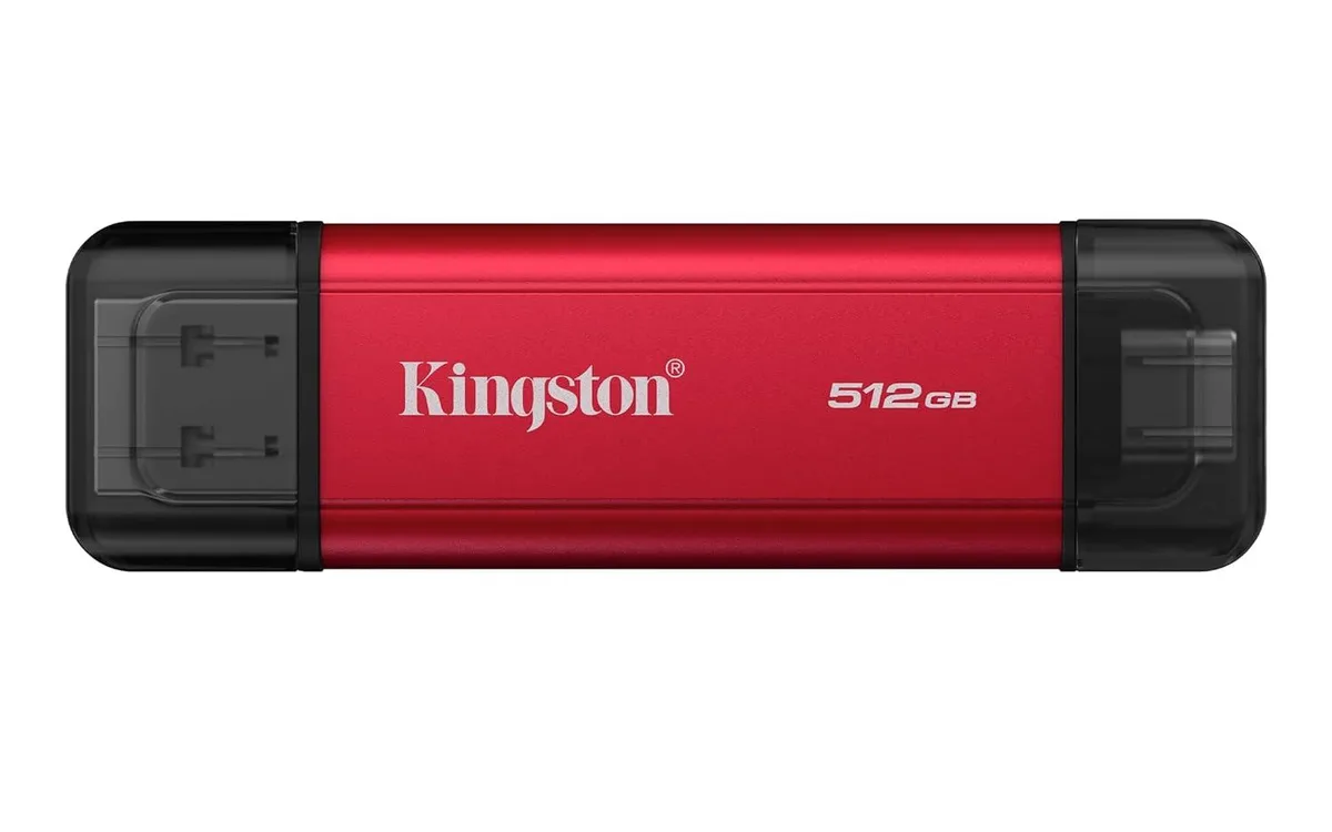 Kingston Technology Corp. Kingston Dual Portable SSD 512GB USB 3.2 Gen 2 Red — תמונת המוצר