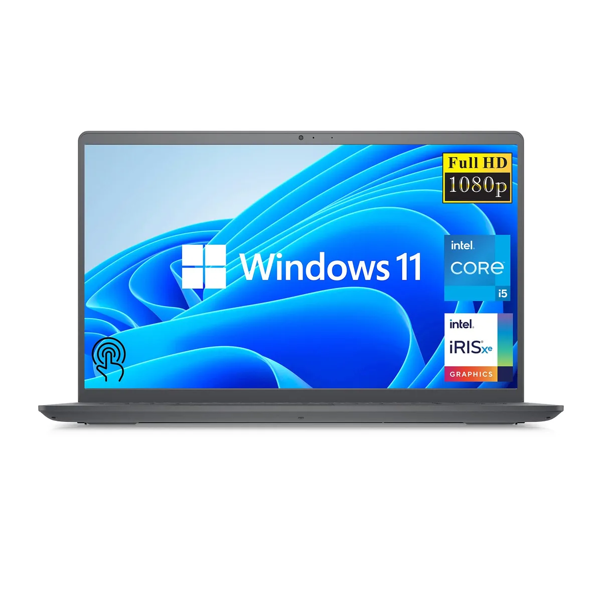 DELL DELL Inspiron 3000 laptop i5-1135G7 16GB 512GB 15.6" FHD touchscreen Black — product photo
