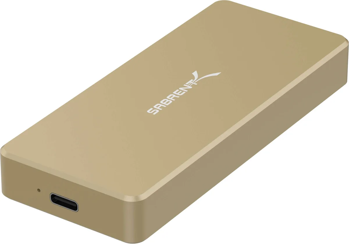 Sabrent Sabrent EC-NVME-GLD Gold M.2 NVMe USB 3.1 drive enclosure — ภาพสินค้า