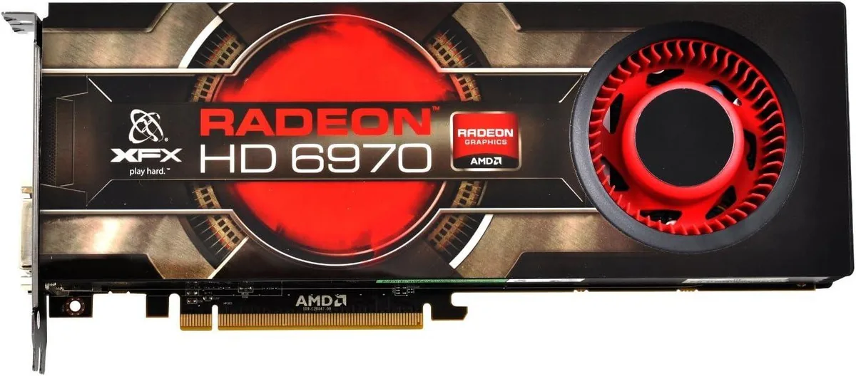 XFX XFX Radeon HD 6970 2GB GDDR5 900M graphics card — product photo
