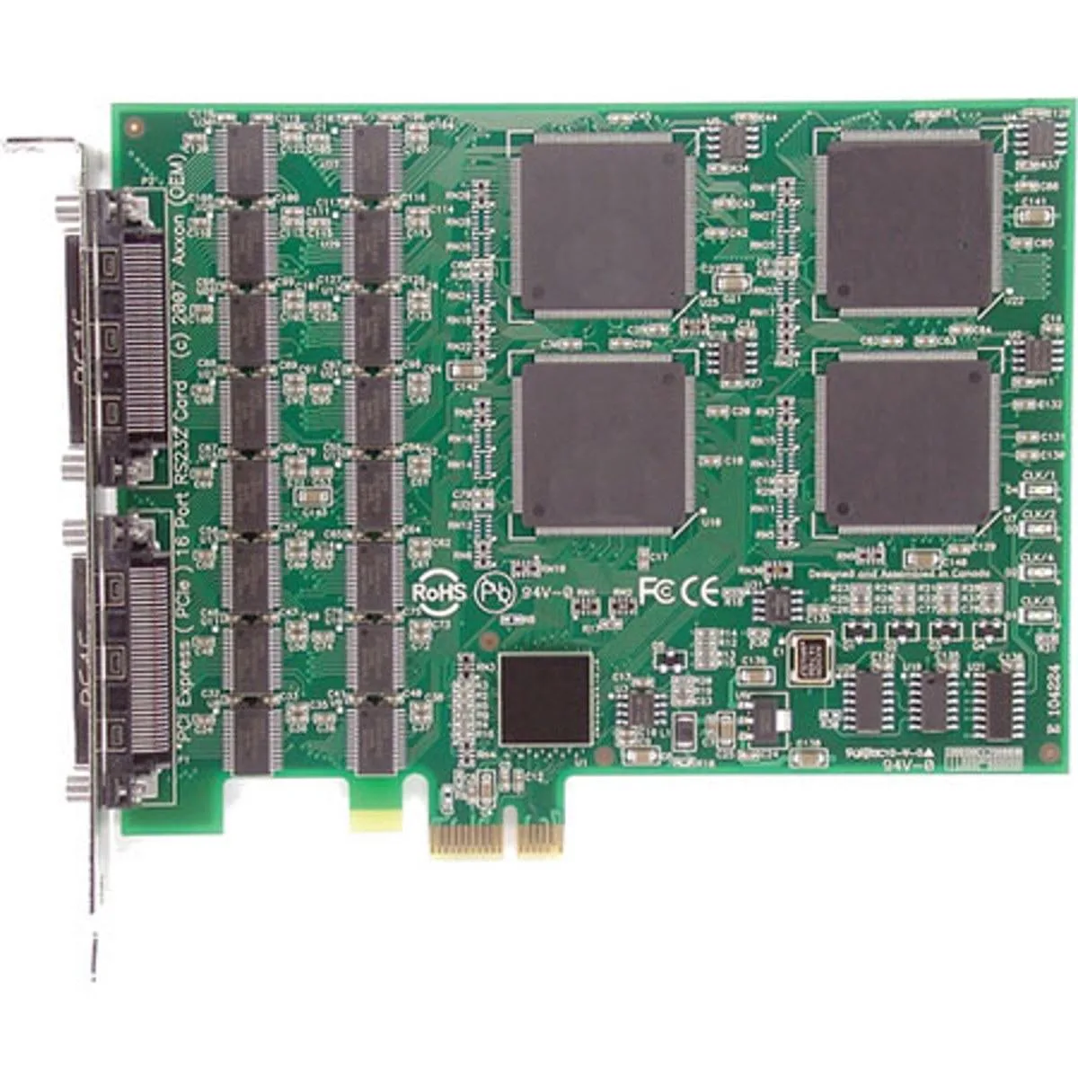 Axxon Computer Corporation Axxon Computer Corporation 16 Port RS232 PCI Express Controller Card #LF729KB — foto del prodotto