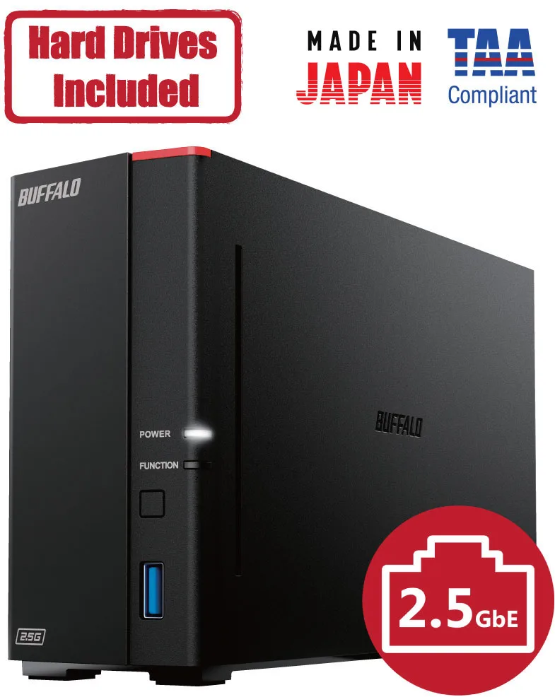 Buffalo Technology Buffalo Technology LS710D0401 1-Bay NAS 4TB — product photo