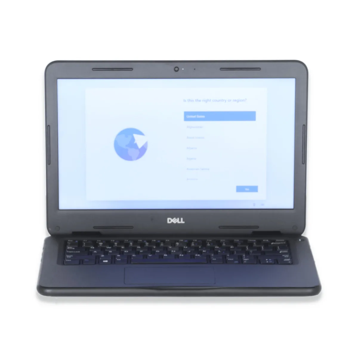 Black Dell Latitude 3310 laptop closed lid 13.3 inch matte finish