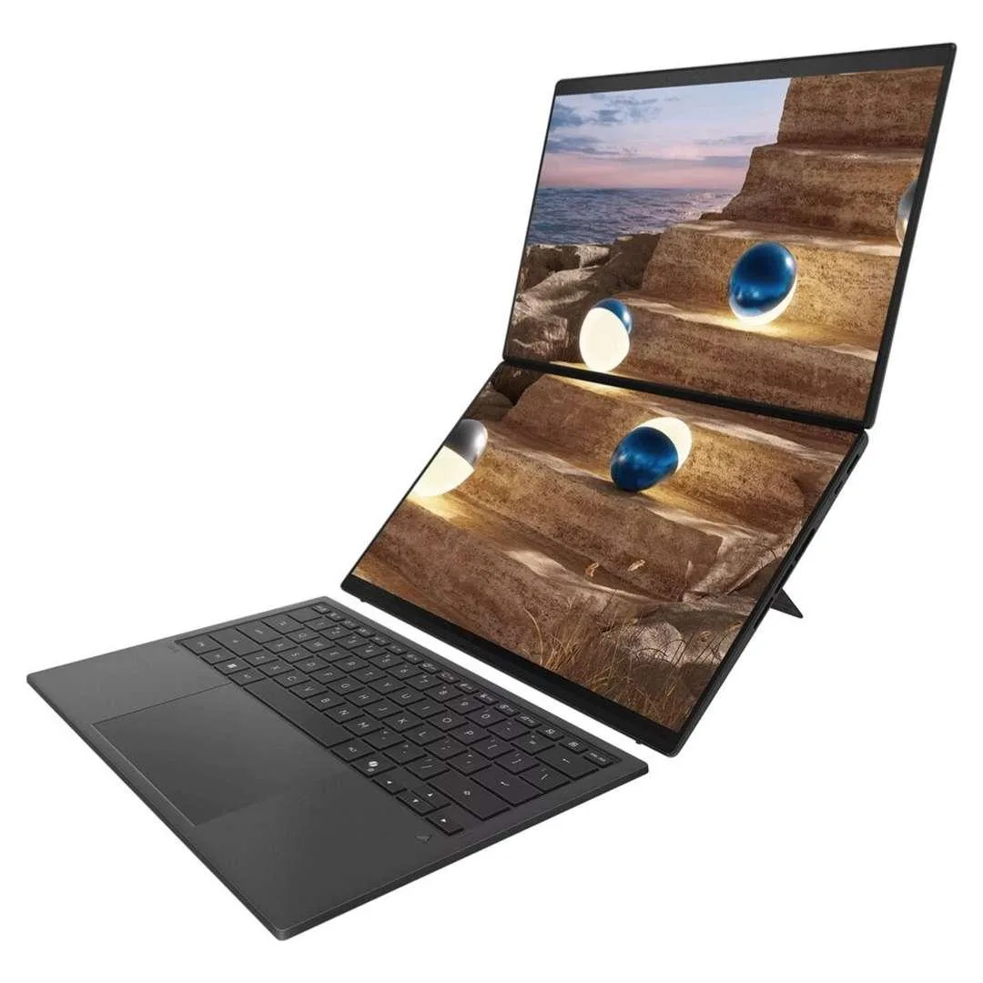 ASUS ASUS ZenBook Duo UX8407AA Gray Dual 14" 3K 144Hz OLED Touch Gaming Laptop — 商品照片